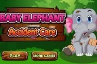 Elefanten Baby verarzten Elefanten Baby verarzten