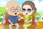 Opa und Oma im Park Opa und Oma im Park