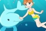 Schwimmen mit einem Delphin Schwimmen mit einem Delphin
