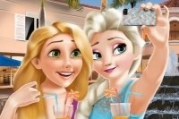 Elsa und Rapunzel Selfie