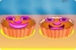 Muffins mit Gesichter
